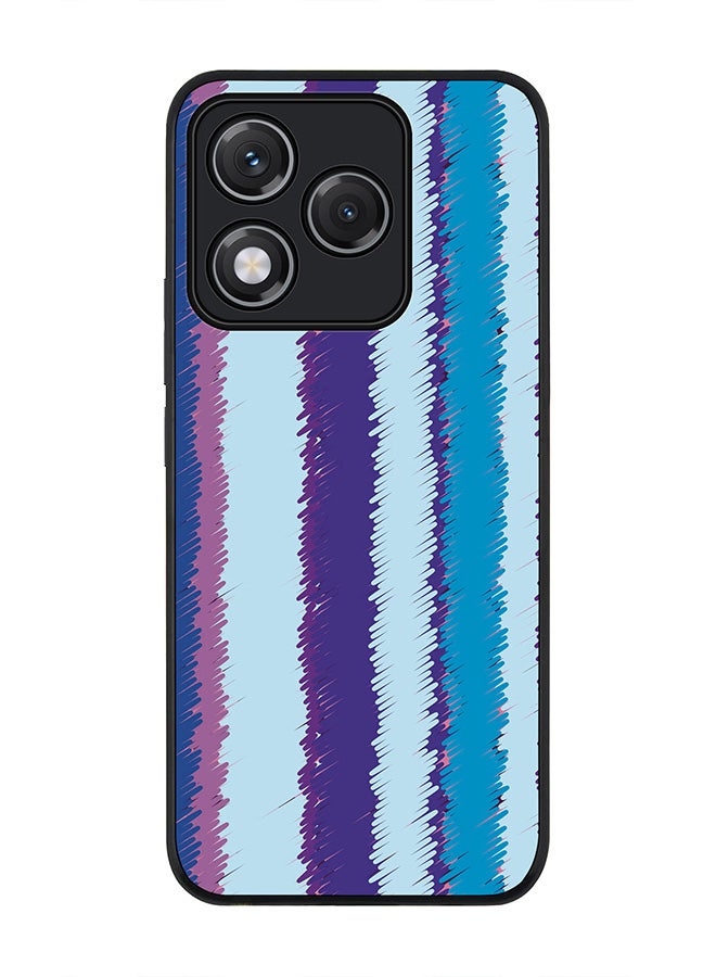 Stylizedd For Honor 400 Lite Case,Slim fit Camera Protection, Shockproof Thin Phone cover  - Lines Of Violet