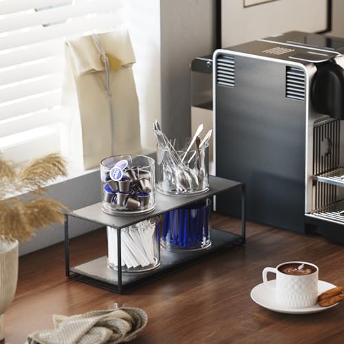 MaxGear 2 Pack Pen Holder Acrylic Cylinder Container, Round Pencil Holder for Desk Pen Cups for Utensil Makeup Brush, Clear Stationery Organizer for School Home Supplies Office Desk Accessories - Image 3
