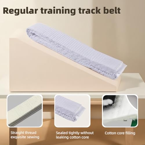 FANBODTA Premium 280cm/110 White Martial Arts Belt for Taekwondo Karate Judo - Double-Layered Cotton Core, Handcrafted Reinforced Stitching, Durable & Comfortable Unisex Durable (Adult/little hand) - Image 5