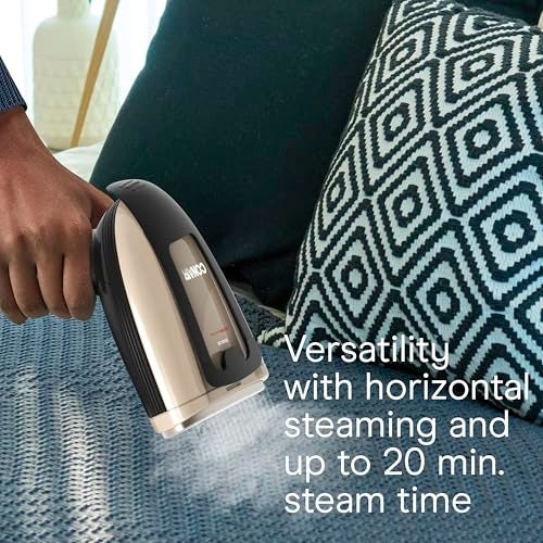 CONAIR مكواة بخار محمولة من كونير للملابس، بخار قماش توربو إكستريم ستيم 1875 واط، تصميم محمول باليد، بخار قوي يتغلغل، حصري على أمازون، أسود - Image 5