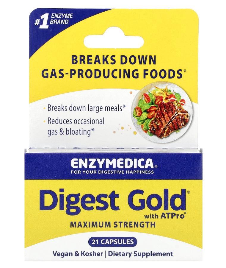 ENZYMEDICA Digest Gold® with ATPro® Maximum Strength  21 Capsules