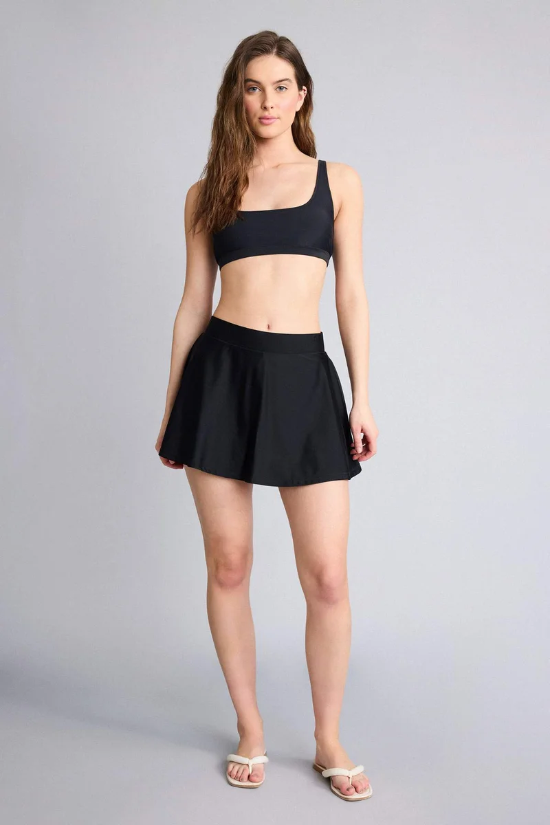 DeFacto Standard Fit Short Swim Skirt