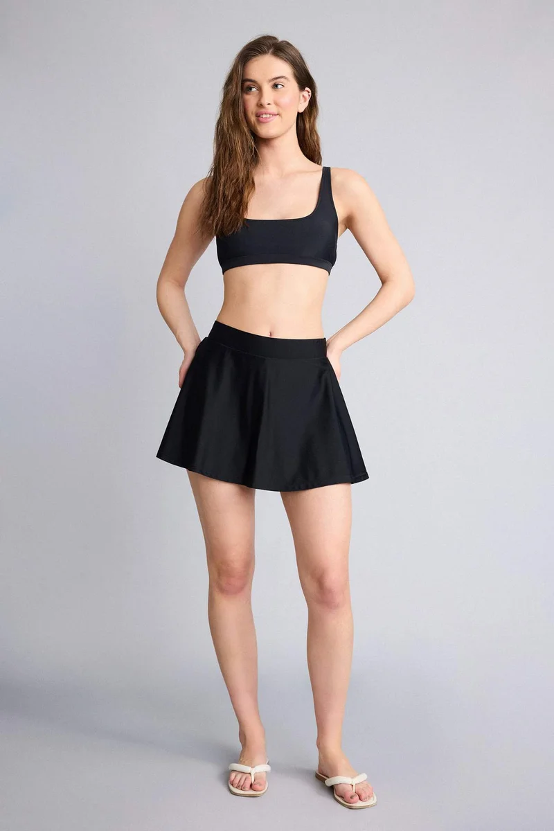 DeFacto Standard Fit Short Swim Skirt