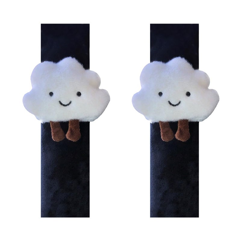 UHANBUT Fluffy Cloud Car Seat Belt Pads Cute Seat Belt Covers for More Comfortable Driving Safety Seatbelt Shoulder Strap Cushion Protect Shoulder and Neck Backpack Shoulder Pad for Kids Adults 2PCS - Image 3