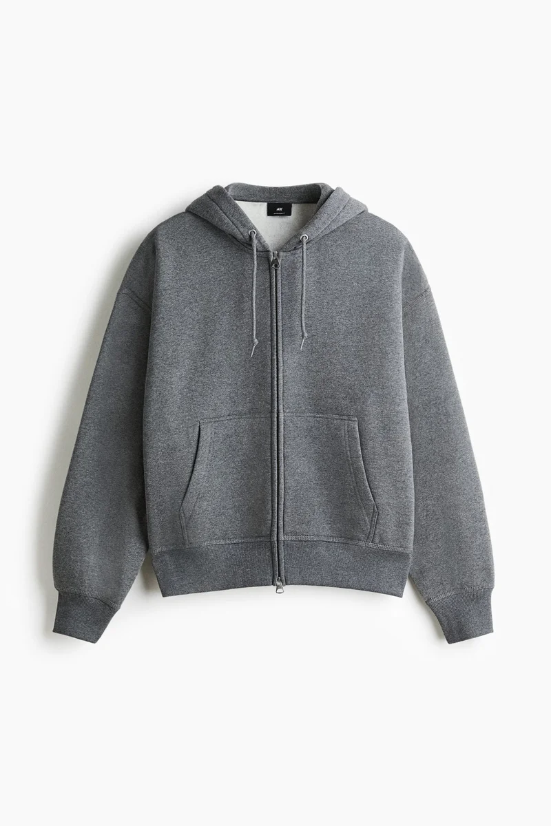 H&M Oversized Fit Zip-through hoodie
