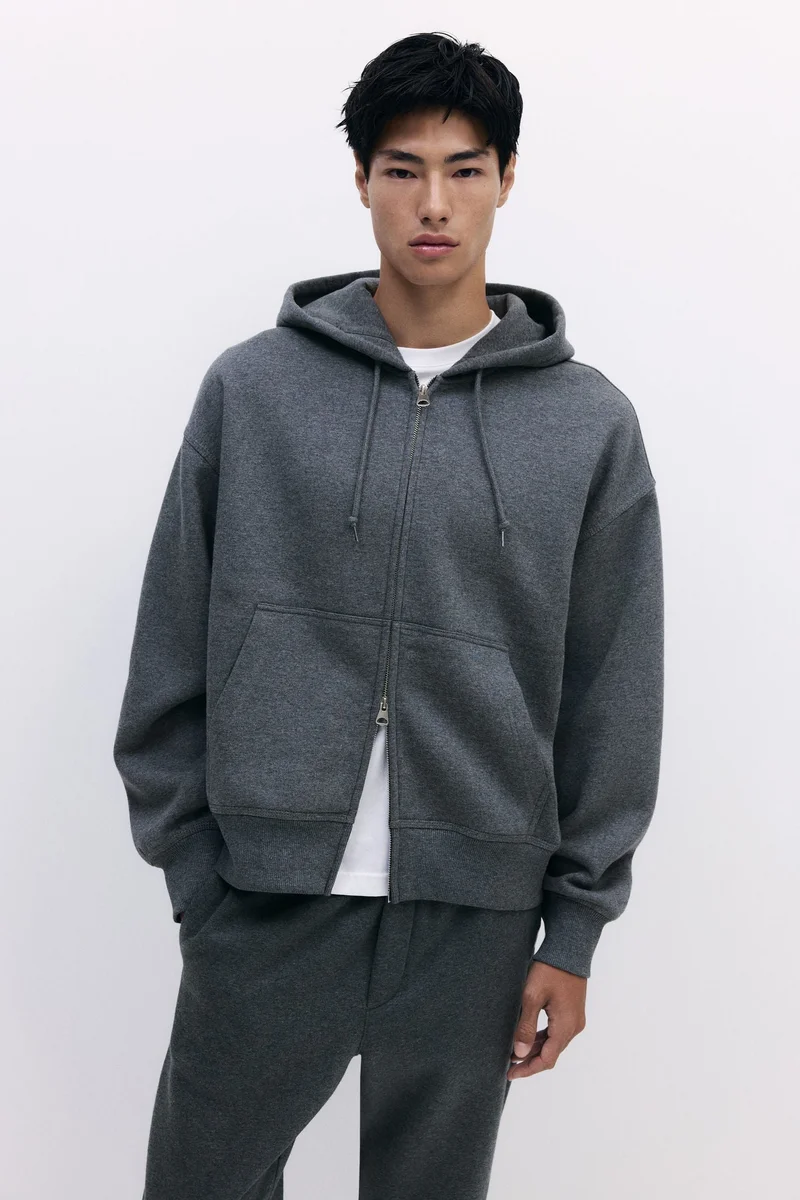 H&M Oversized Fit Zip-through hoodie