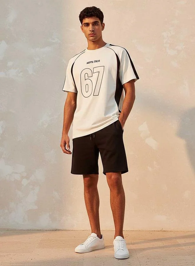 Kappa White Kappa 2 Way Stretch T-shirt for Men | Best Price UAE