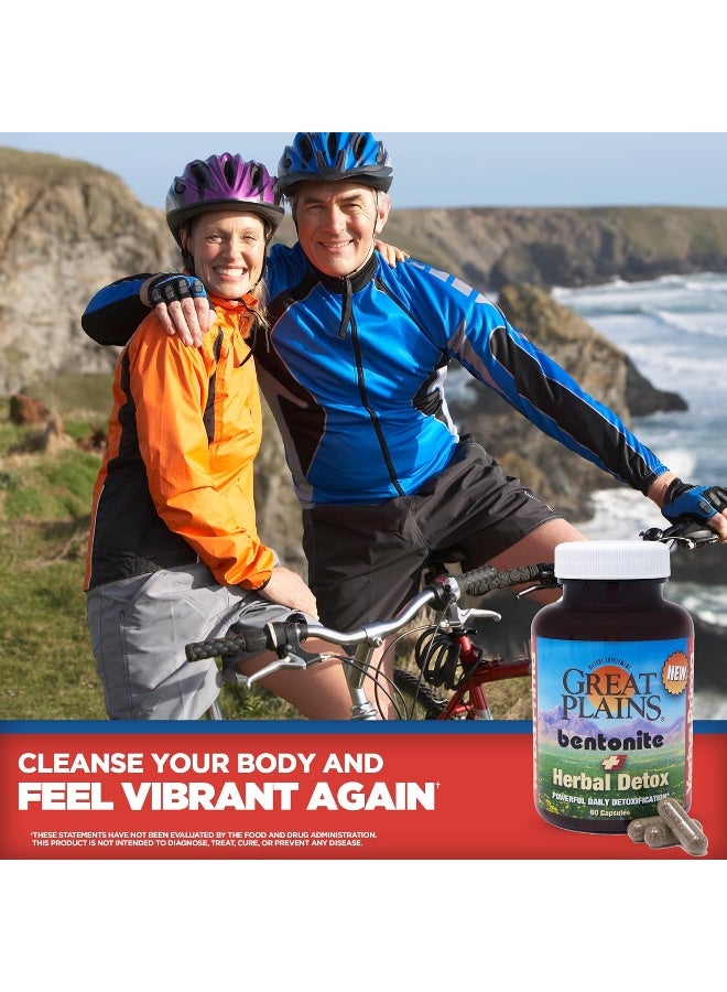 Yerba Prima , Great Plains Bentonite + Herbal Detox, 60 Capsules - Image 5