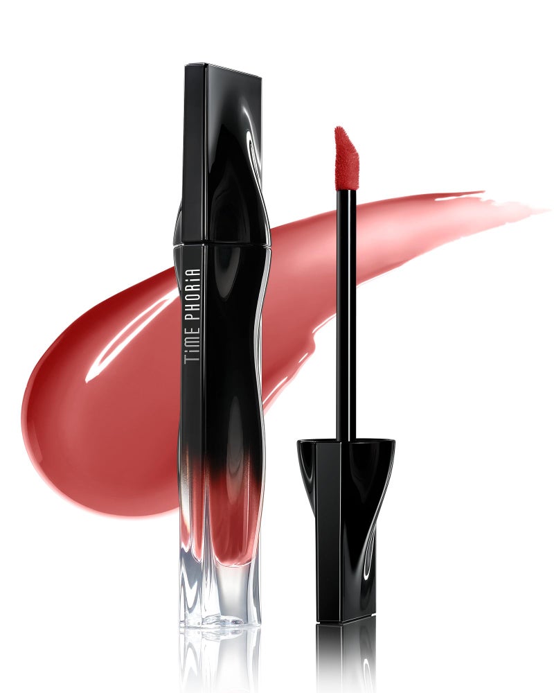 TIMEPHORIA تلوين الشفاه TIMEPHORIA ستيلار داست 11 فيوتورا، لامع شفاه مقاوم للنقل والبقع، لمسة وردية بنية، لمسة لامعة عالية الصبغة، لون نابض بالحياة، مكياج شفاه مرطب وخفيف وطويل الأمد للنساء - Image 1