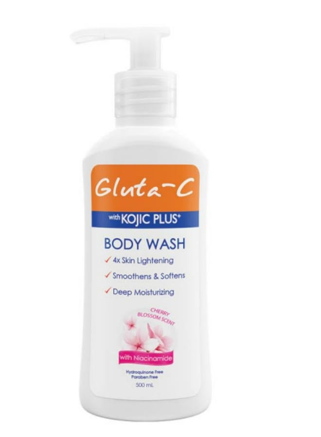 GLUTA C Kojic Plus+ Body Wash with Cherry Blossom Scent 500 ML