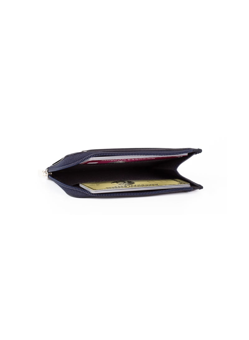 SKENZBI Slim Wallet for Women with Coin Purse and Credit Card Holder  RFID Protection Blue  - Image 5
