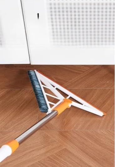 Sakar Rubber Squeegee Broom with Long HandleFloor Scraping BroomMagic Broom for FloorsGlassTileWindowsBathroom to Remove WaterDustPet HairCleaning SuppliesMulti ColorPack of 1 - Image 4