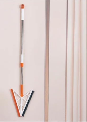 Sakar Rubber Squeegee Broom with Long HandleFloor Scraping BroomMagic Broom for FloorsGlassTileWindowsBathroom to Remove WaterDustPet HairCleaning SuppliesMulti ColorPack of 1 - Image 2