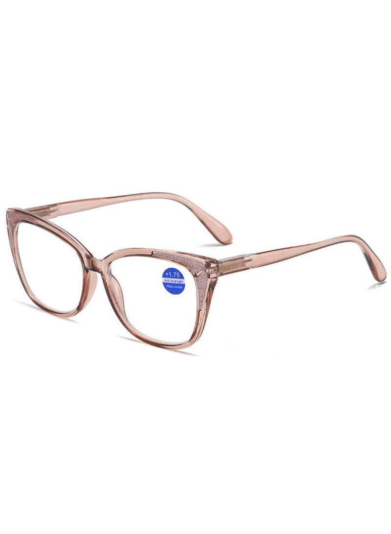 بوما للبصريات نظارات قراءة +2.00 قوة، عدسات مانعة للضوء الأزرق، أنيقة، خفيفة الوزن ومتينة للنساء - Image 1