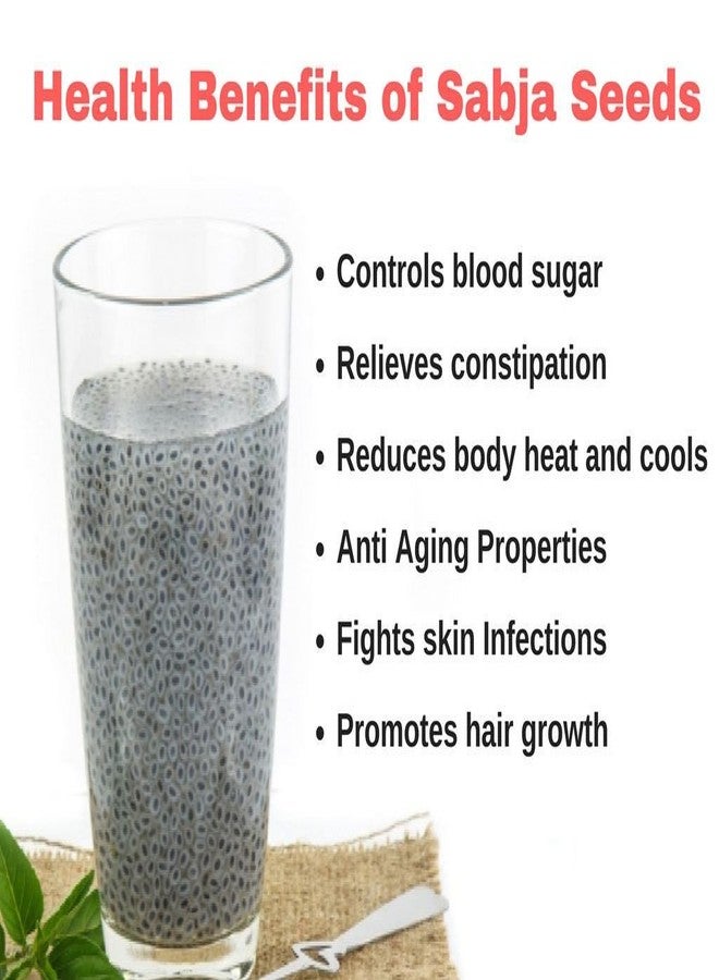 Pramix Premium Basil Seeds | Sabja Seeds | Takmariya, 400g - Image 5