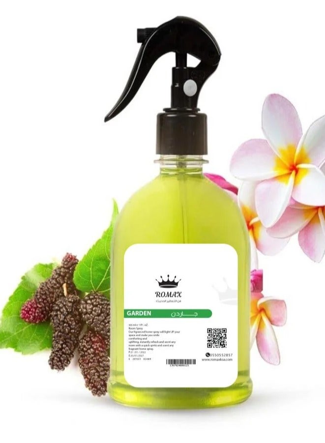 معطر ROMAX الفاخر يمنحك عبير الحدائق الطبيعية برائحة التوت والورد المنعشة تبعث الهدوء والانتعاش في أجواء المكان.