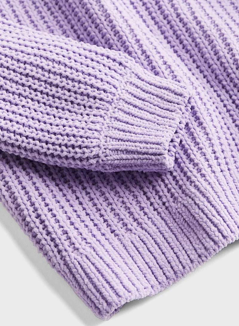 H&M Kids Knitted Chenille Sweater