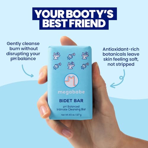 Megababe Bidet Bar | Stocking Stuffer Holiday Gift | pH Balanced Cleansing Bar for the Entire Intimate Area | 4.5 oz - Image 3