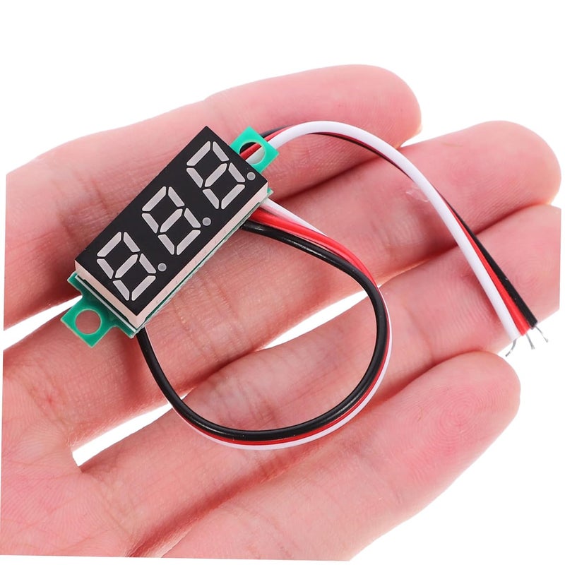 DOITOOL Accurate LED Digital Voltmeter Display Panel Dc Blue Screen Voltmeter Monitor with Cable for Automotive Battery Voltage Testing - Image 2
