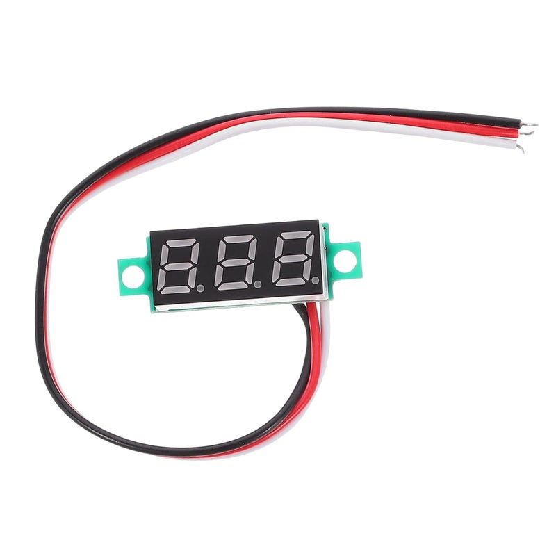 DOITOOL Accurate LED Digital Voltmeter Display Panel Dc Blue Screen Voltmeter Monitor with Cable for Automotive Battery Voltage Testing - Image 1