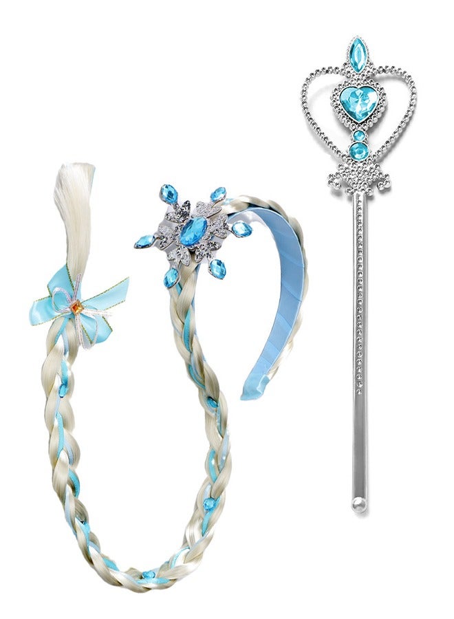 Princess Dress Set Birthday Party Cosplay Costume For Girls - Image 5