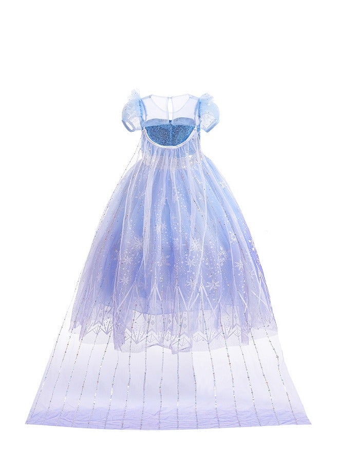 Princess Dress Set Birthday Party Cosplay Costume For Girls - Image 3