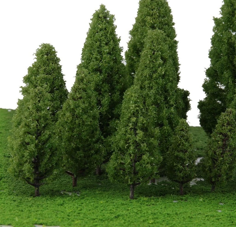 klarako 40x FIR TREE HO N GAUGE MODEL TRAIN DESIGN DIORAMA LANDSCAPE LANDSCAPE 9CM - Image 5