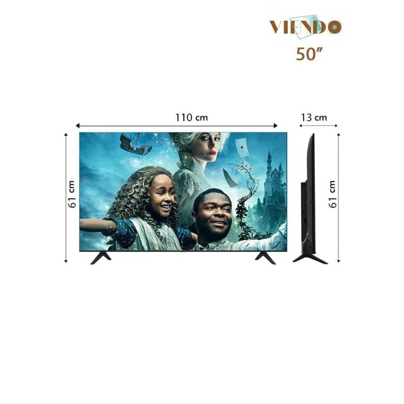 Living room TV: QLED 4K, 50 inch, black, ultra-thin bezel and vibrant color accuracy - Image 4