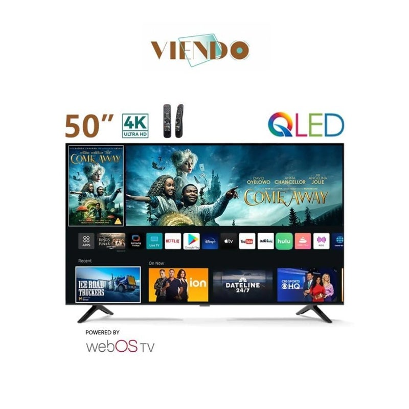 Living room TV: QLED 4K, 50 inch, black, ultra-thin bezel and vibrant color accuracy - Image 3