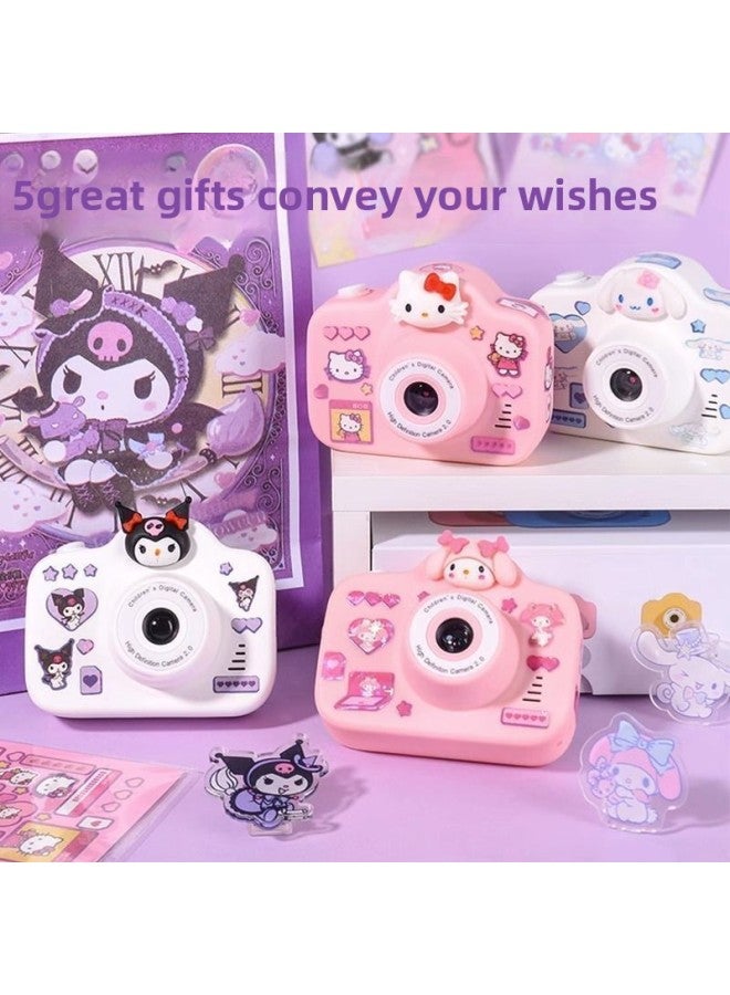 Generic CCD Kulomi Children's Toy Camera Photographable Sanrio Digital Mini Camera Children's Gift-Body Color:Pacha Dog Dual Camera-package 1 8g Can Take About 1600 Pictures  - Image 5