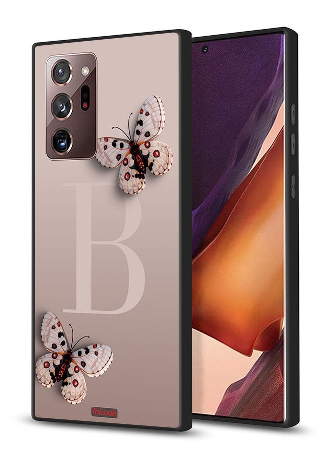 Tolwak غطاء حماية لسامسونج جالاكسي نوت 20 ألترا 5G مزخرف بالفراشات - Image 1