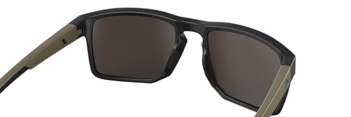 Wiley X WX Founder Sunglasses Safety Glasses for Men Shatterproof UV Eye Protection for Combat, Shooting Captivate Tungsten Mirror Lenses Matte Black & Tan Frames - Image 4