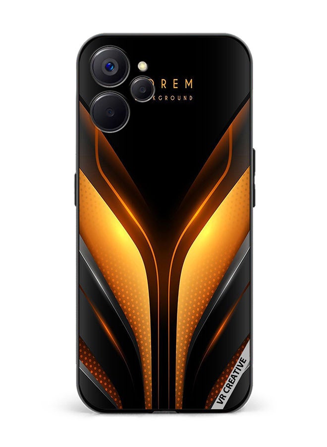 VR CREATIVE Protective Case Cover For Realme 10 5G Lorem Background Design Multicolour - Image 1