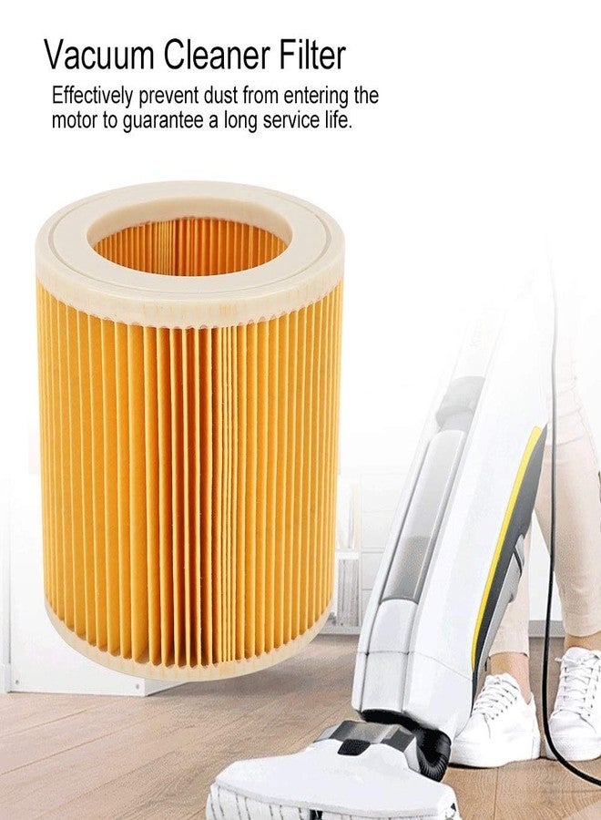 ماكسمارت فلتر مكنسة كهربائية Maxmartt لـ Kar-cher A2004 A2054 A2204 A2656 WD2.250 WD3.200 WD3.30 فلتر مكنسة كهربائية للمتجر فلاتر خرطوشة لمكانس Hart الرطبة/الجافة - Image 2