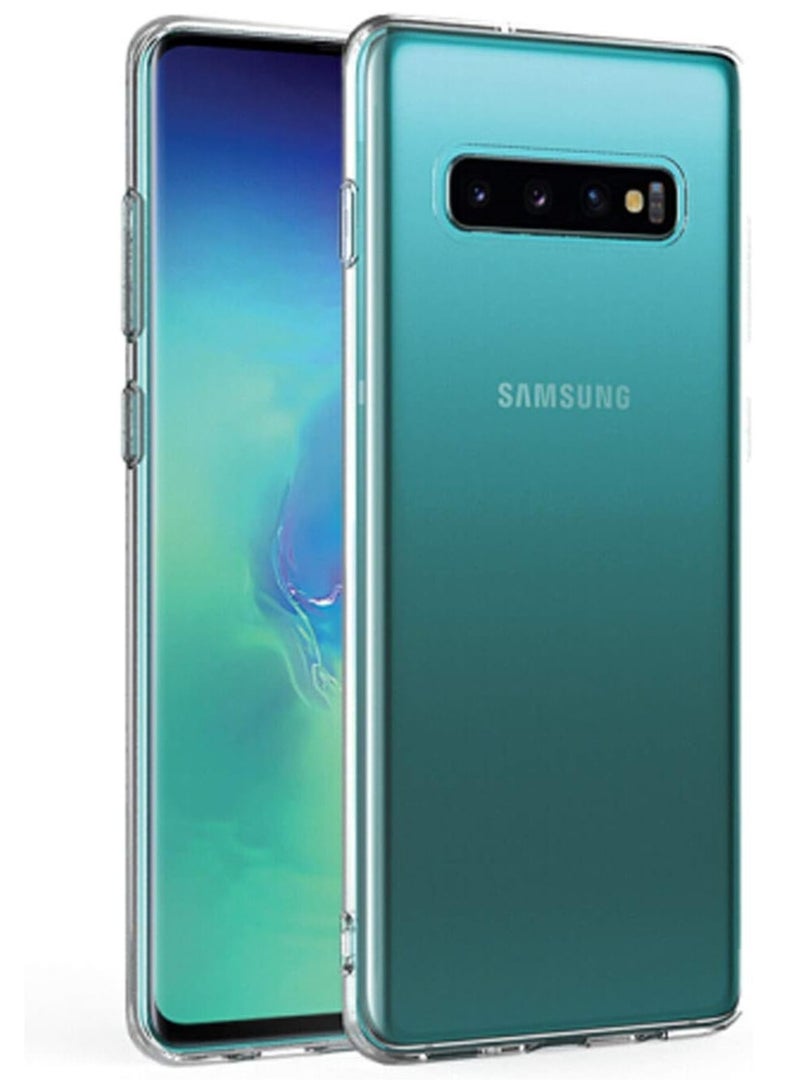 فواتير غطاء شفاف مرن ضد الصدمات لهاتف Samsung Galaxy S10 PLUS – غطاء خلفي نحيف من مادة TPU الشفافة مع زوايا معززة للحماية القصوى - Image 3