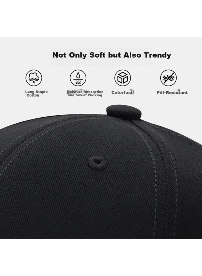 Red Dragonfly Men's Large Head Baseball Cap, Slimming Face, Women's Sunshade Hard Top Travel Versatile Sun Protection Curved Brim Duckbill Cap - Image 2