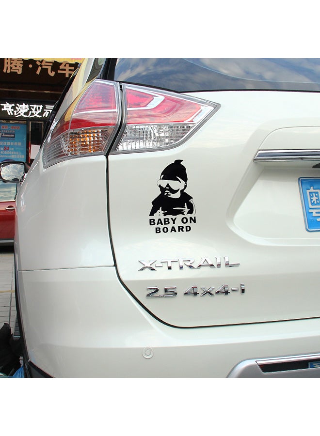 Baby On Board Pattern Vinyl Car Sticker - Image 2