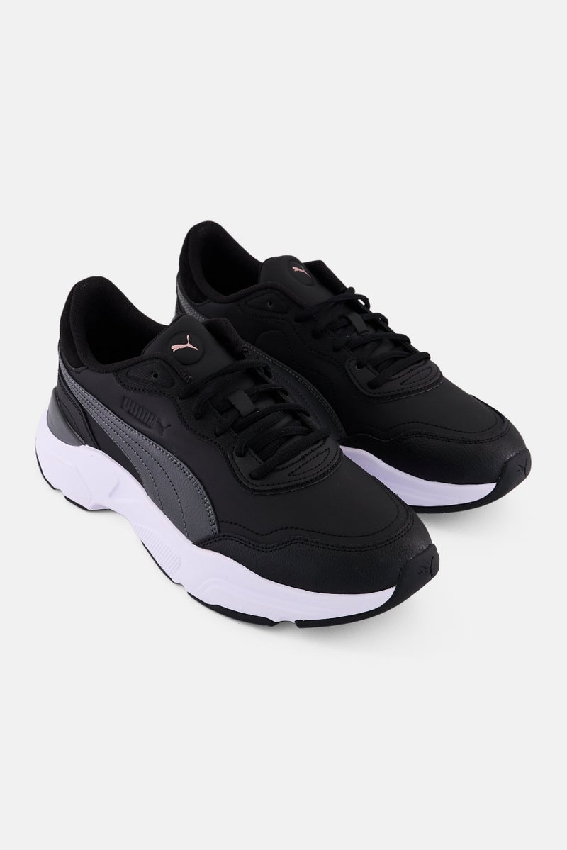 PUMA Women Cassia Rose Lace Up Outdoor Shoes, Black - Image 1