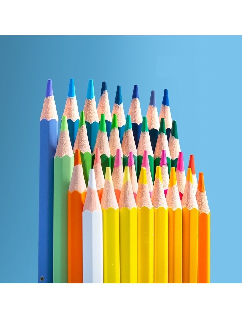 ام اند جي Chenguang 72 Color Premium Watercolor Pencil With Blending Brush Metal Box - No:AWP343B7 - Image 3