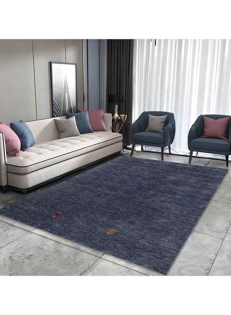 MANHATTAN WOOL RUG- 150X230 CM- CHARCOAL - Image 1