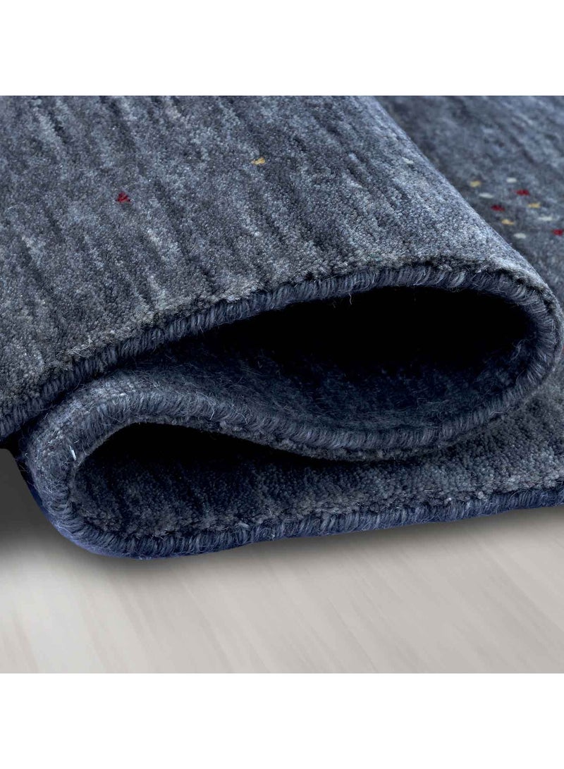 MANHATTAN WOOL RUG- 150X230 CM- CHARCOAL - Image 3