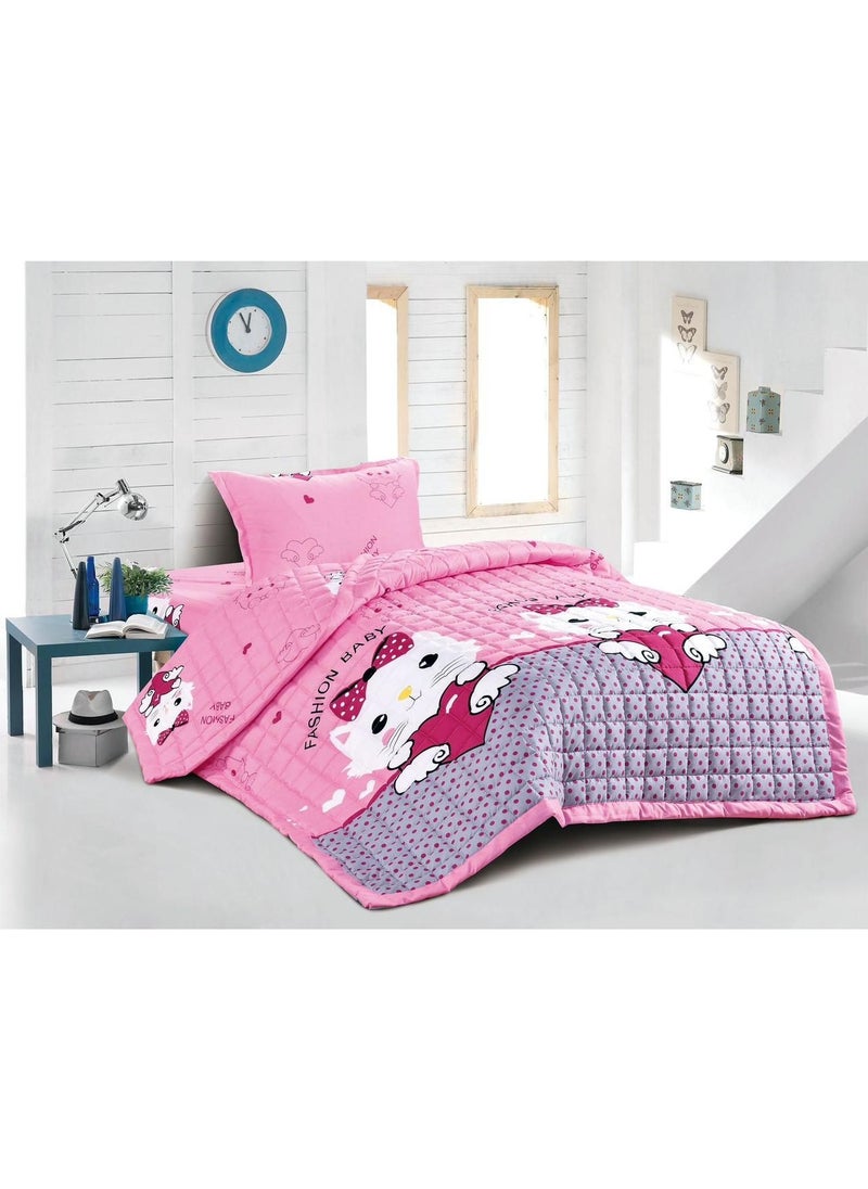 Ming Li - Compressed bed comforter set consisting of 3 pieces with children's drawings - Image 1