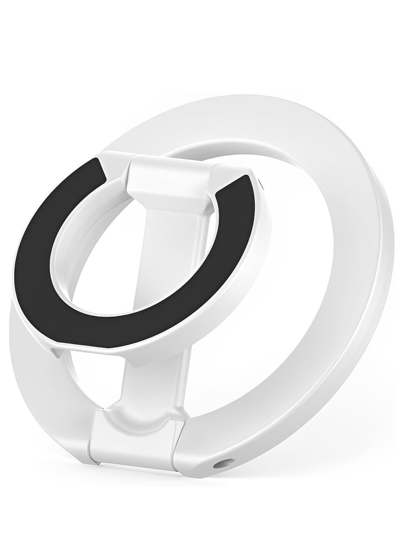 Generic Magnetic Phone Stand with Ring Holder, 4-in-1 Foldable Design, MagSafe Compatible, Double-Sided Mount  - Image 1