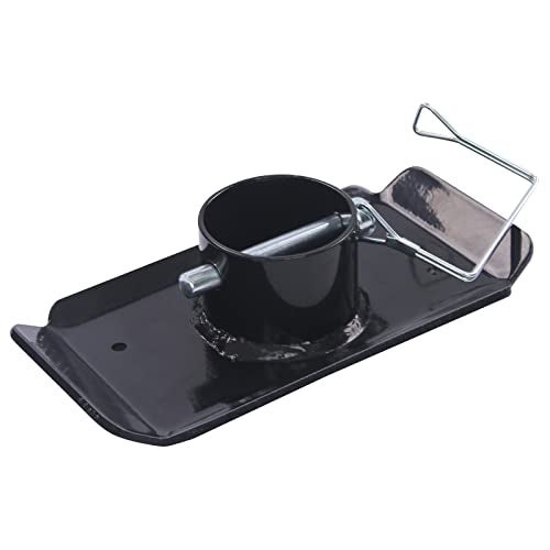 TOWKING 5000lbs Trailer Jack Foot Plate with Pin Base, Black - Image 4