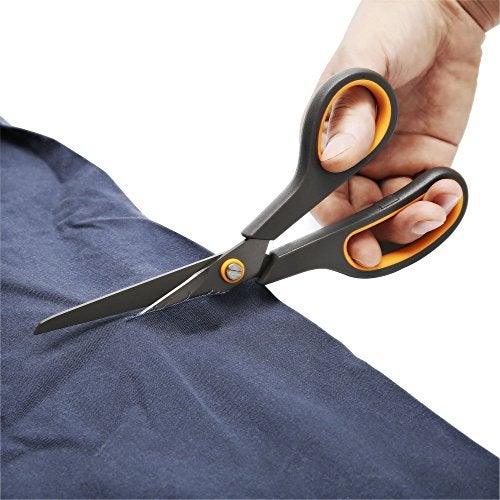 CCR Scissors 8 Inch Soft Comfort-Grip Handles Sharp Titanium Coating Blades, 4-Pack - Image 4