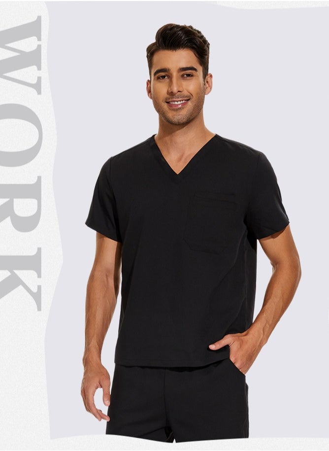 Gasin Men's Medical Scrubs Surgical Gown Suit Doctor  - Image 3