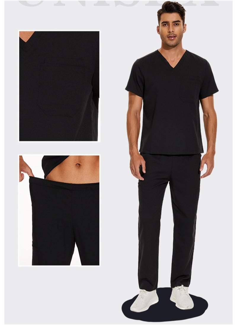 Gasin Men's Medical Scrubs Surgical Gown Suit Doctor  - Image 4