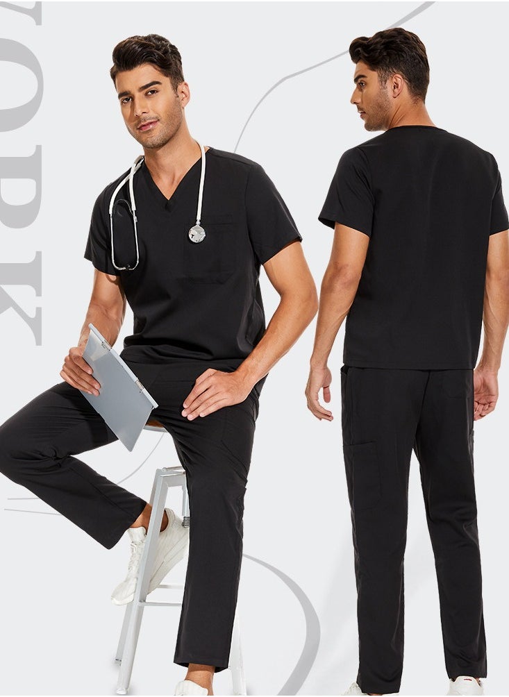 Gasin Men's Medical Scrubs Surgical Gown Suit Doctor  - Image 5