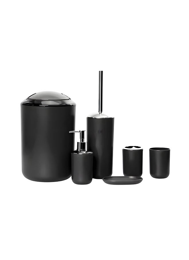 Feelings Feelings Bathroom 6Pcs Set Black  - Image 1