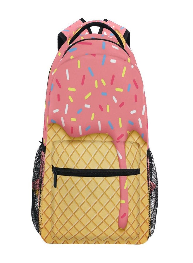 سيجوا حقيبة ظهر مدرسية بتصميم آيس كريم من زيجوا، مناسبة للطلاب من الجنسين، حقيبة كتف للكمبيوتر المحمول، حقيبة ظهر يومية للسفر والتنزه والتخييم والرياضة، مقاس 16 بوصة - Image 1